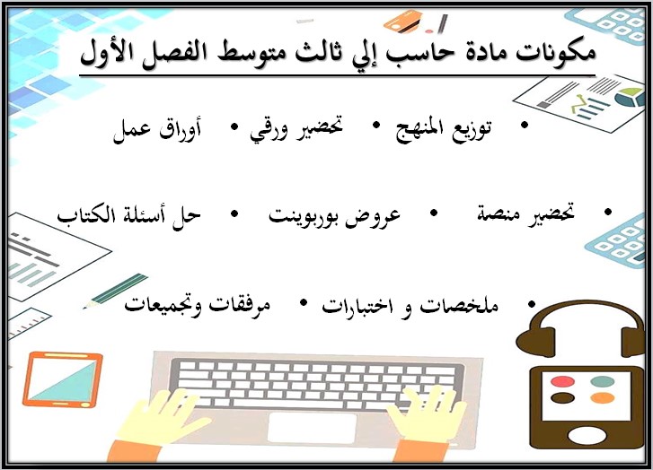 بوربوينت حاسب آلي ثالث متوسط فصل أول بوربوينت حاسب آلي ثالث متوسط فصل أول