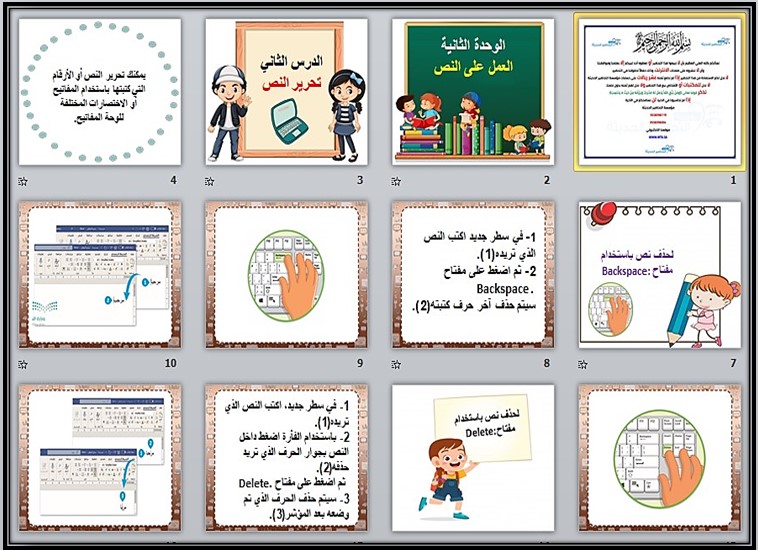بوربوينت حاسب آلي رابع ابتدائي فصل أول بوربوينت حاسب آلي رابع ابتدائي فصل أول
