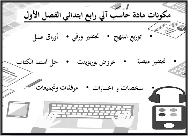 بوربوينت حاسب آلي رابع ابتدائي فصل أول بوربوينت حاسب آلي رابع ابتدائي فصل أول