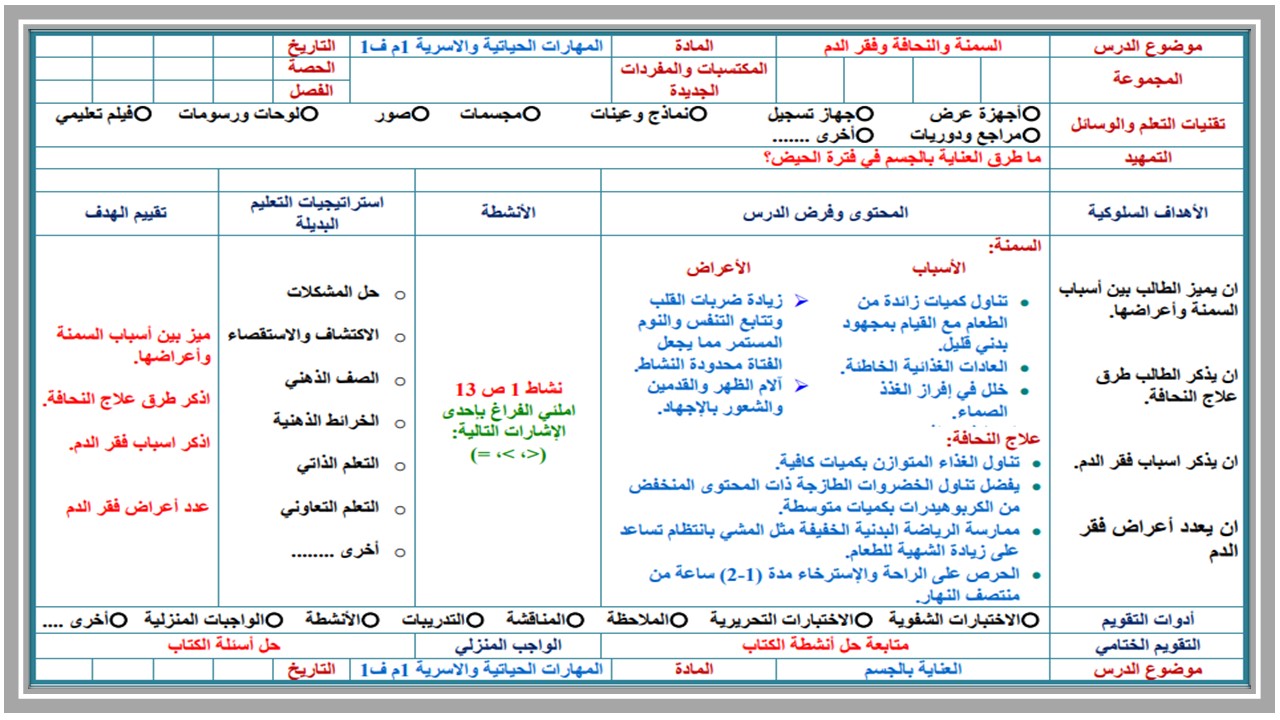 حل أسئلة مادة المهارات الحياتية و الأسرية أول متوسط فصل أول حل أسئلة مادة المهارات الحياتية و الأسرية أول متوسط فصل أول