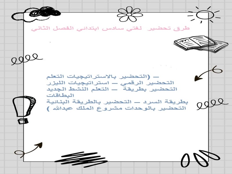 أوراق عمل لغتي سادس ابتدائي الفصل الثاني أوراق عمل لغتي سادس ابتدائي الفصل الثاني (2) (2)