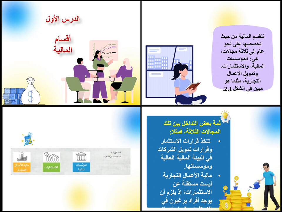 أوراق عمل مادة الإدارة المالية (1-1) ثاني ثانوي مسارات الفصل الدراسي الأول أوراق عمل مادة الإدارة المالية (1-1) ثاني ثانوي مسارات الفصل الدراسي الأول