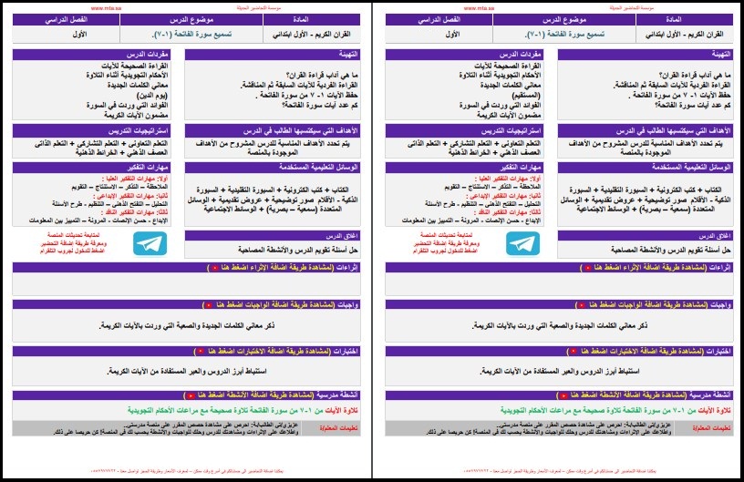 بوربوينت القرآن الكريم أول ابتدائي الفصل الأول بوربوينت القرآن الكريم أول ابتدائي الفصل الأول