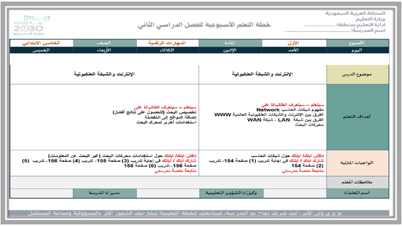 بوربوينت حاسب آلي خامس ابتدائي فصل ثاني بوربوينت حاسب آلي خامس ابتدائي فصل ثاني