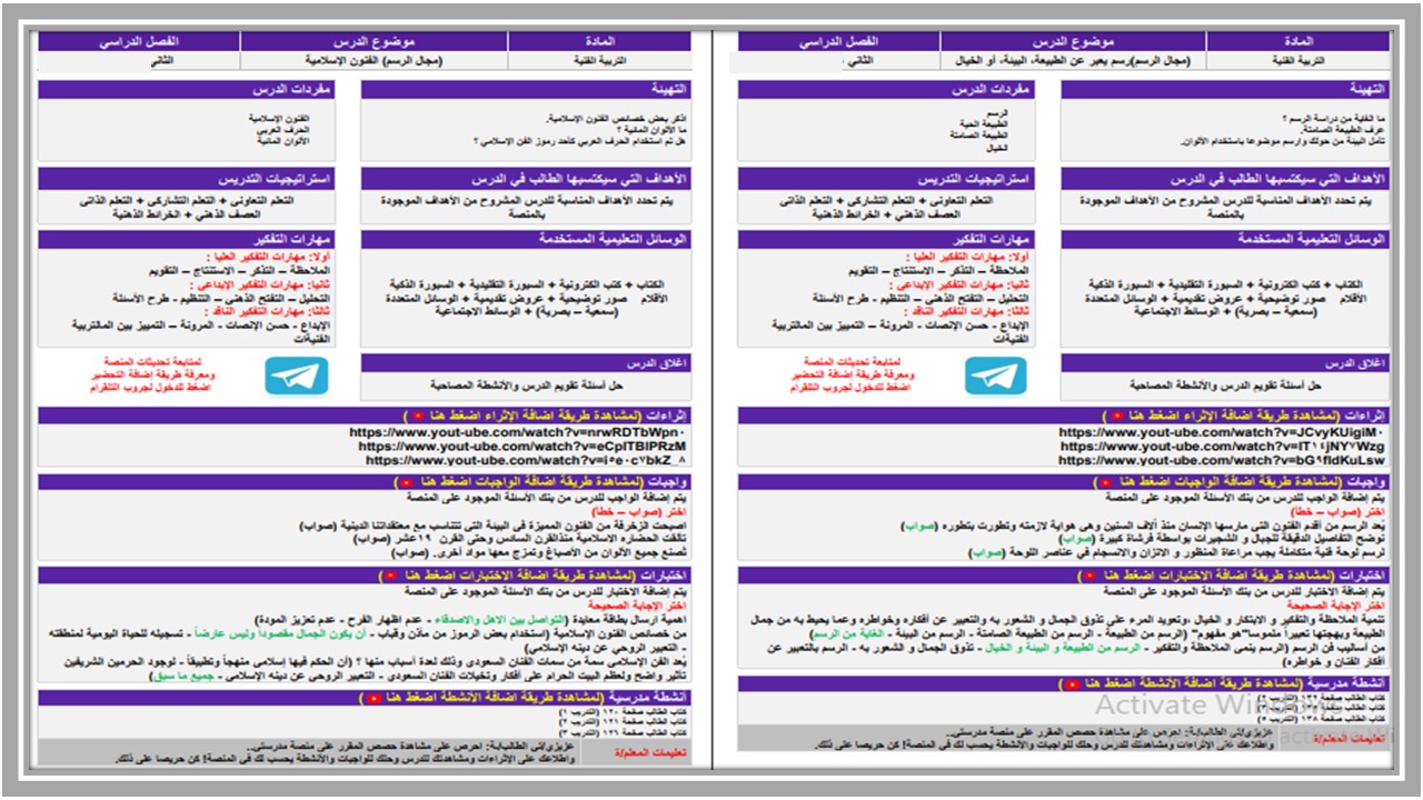 حل أسئلة مادة تربية فنية خامس ابتدائي الفصل الثاني حل أسئلة مادة تربية فنية خامس ابتدائي الفصل الثاني