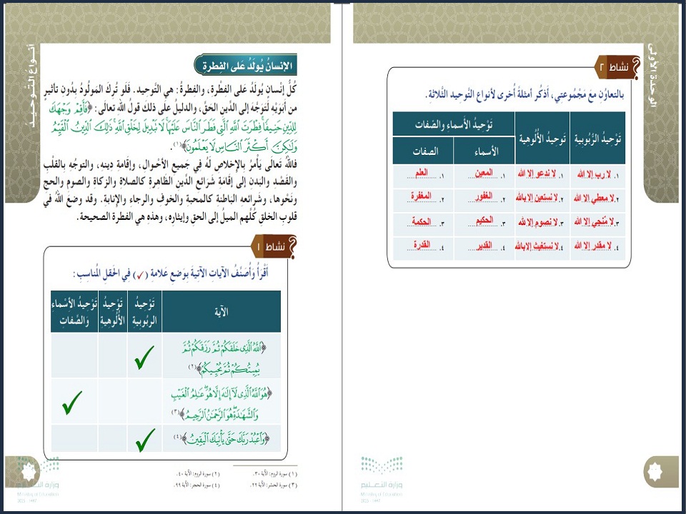 حل اسئلة الدراسات الإسلامية رابع ابتدائي الفصل الأول حل اسئلة الدراسات الإسلامية رابع ابتدائي الفصل الأول