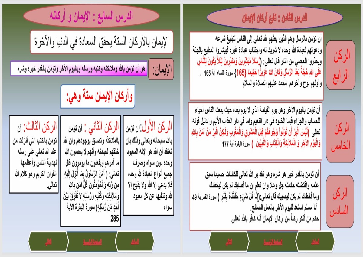 ورق عمل علوم دينية مجتمع بلا أمية التعليم المستمر الفصل الثاني ورق عمل علوم دينية مجتمع بلا أمية التعليم المستمر الفصل الثاني