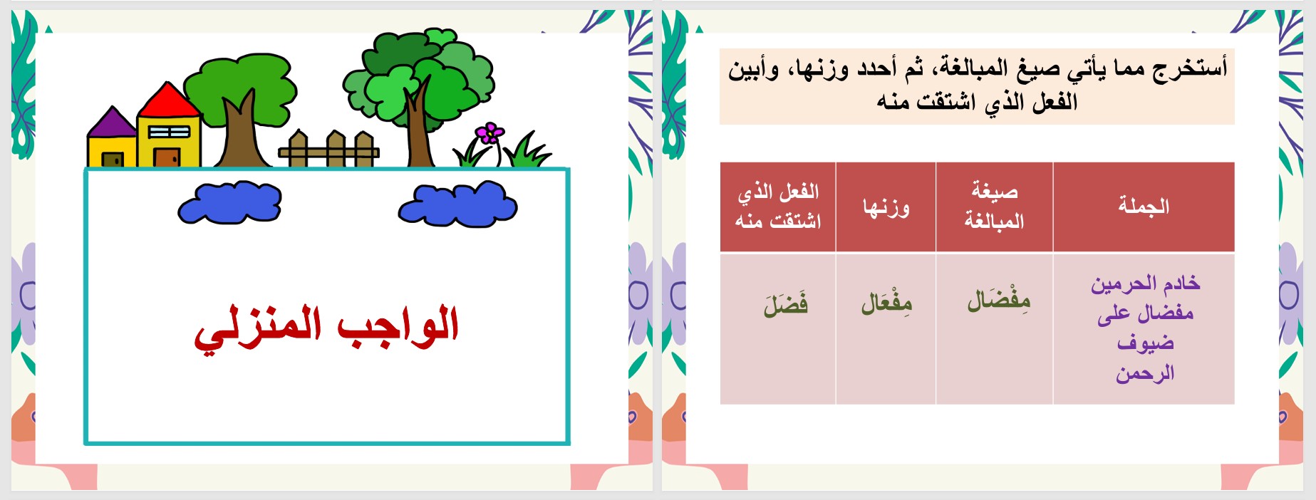 ورق عمل لغتي ثالث متوسط الفصل الثاني ورق عمل لغتي ثالث متوسط الفصل الثاني