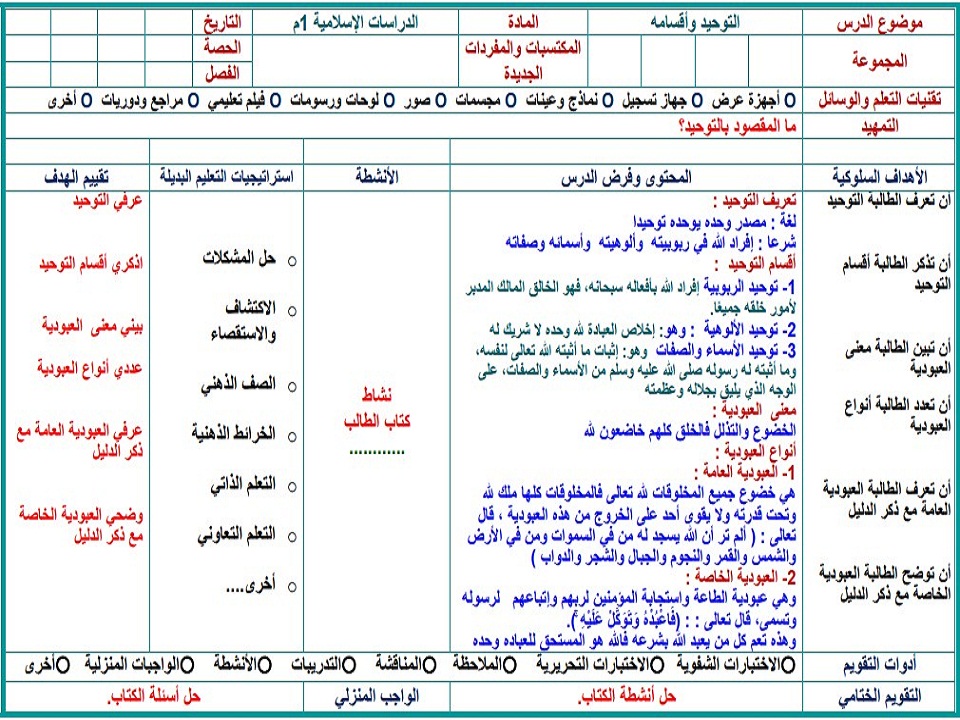 ورق عمل الدراسات الإسلامية اول متوسط الفصل الاول ورق عمل الدراسات الإسلامية اول متوسط الفصل الاول