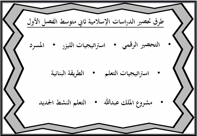 ورق عمل الدراسات الإسلامية ثاني متوسط الفصل الاول ورق عمل الدراسات الإسلامية ثاني متوسط الفصل الاول