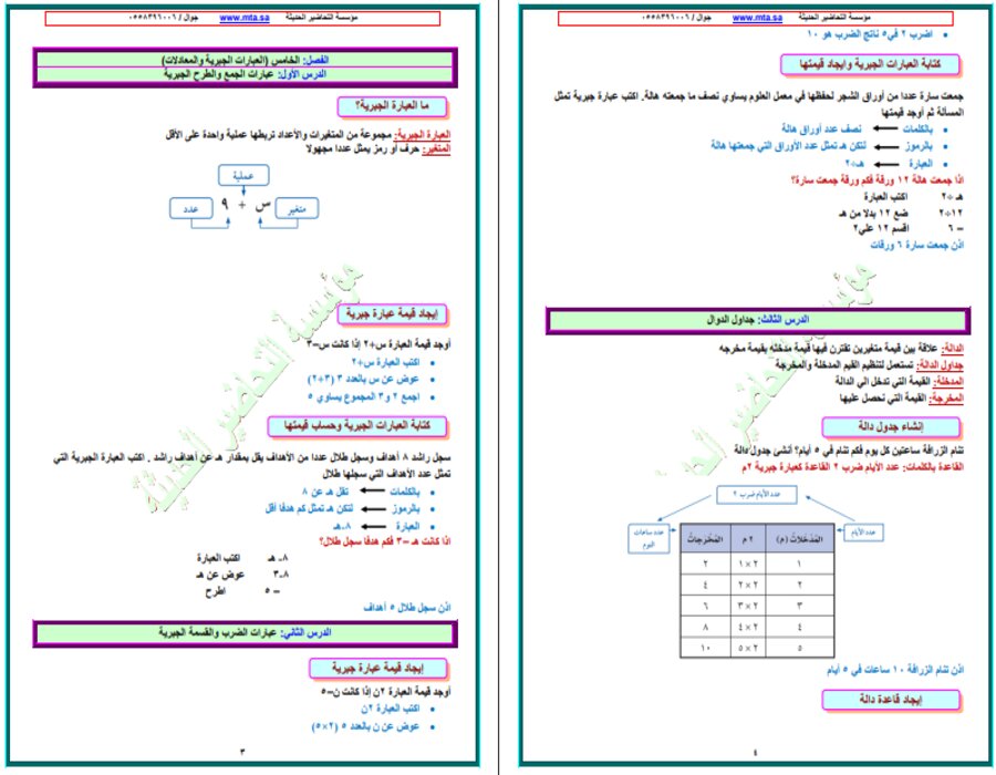 ورق عمل رياضيات خامس ابتدائي الفصل الثاني ورق عمل رياضيات خامس ابتدائي الفصل الثاني