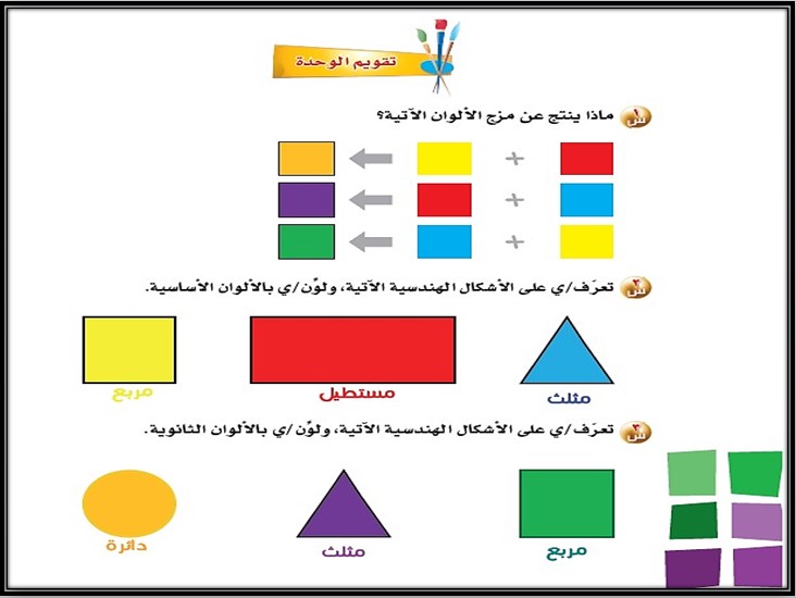 بوربوينت التربية الفنية أول ابتدائي الفصل الاول بوربوينت التربية الفنية أول ابتدائي الفصل الاول