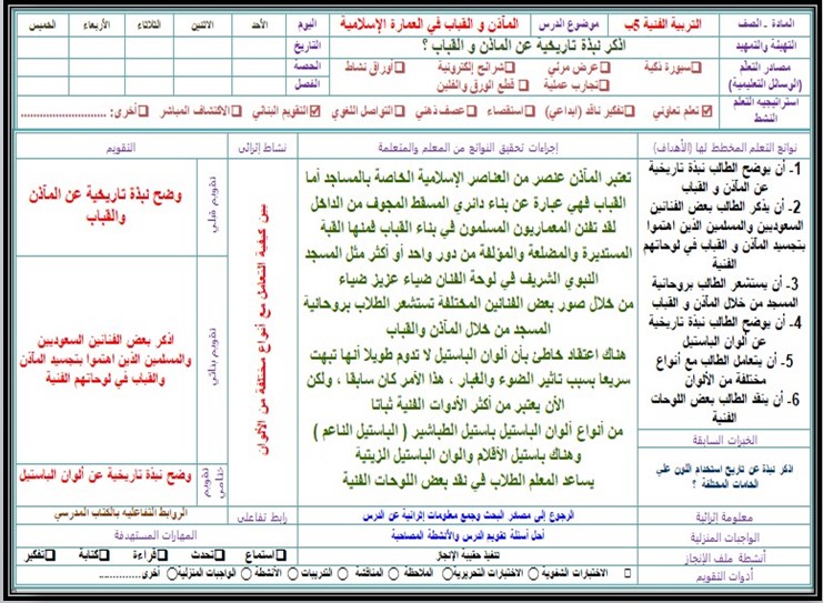 بوربوينت تربية فنية صف خامس ابتدائي فصل دراسي اول بوربوينت تربية فنية صف خامس ابتدائي فصل دراسي اول