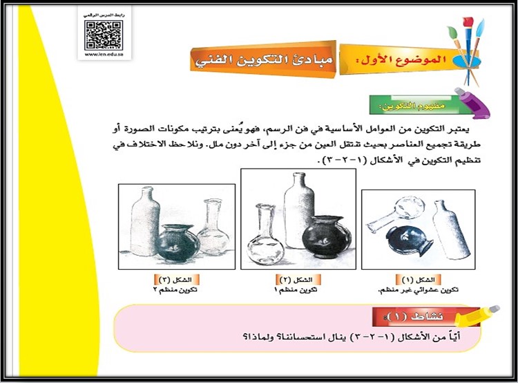 كتاب ماده التربية الفنية للصف الرابع الابتدائي الفصل الدراسي الاول كتاب ماده التربية الفنية للصف الرابع الابتدائي الفصل الدراسي الاول