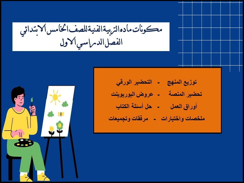 كتاب ماده التربية الفنية للصف الخامس الابتدائي الفصل الدراسي الاول كتاب ماده التربية الفنية للصف الخامس الابتدائي الفصل الدراسي الاول