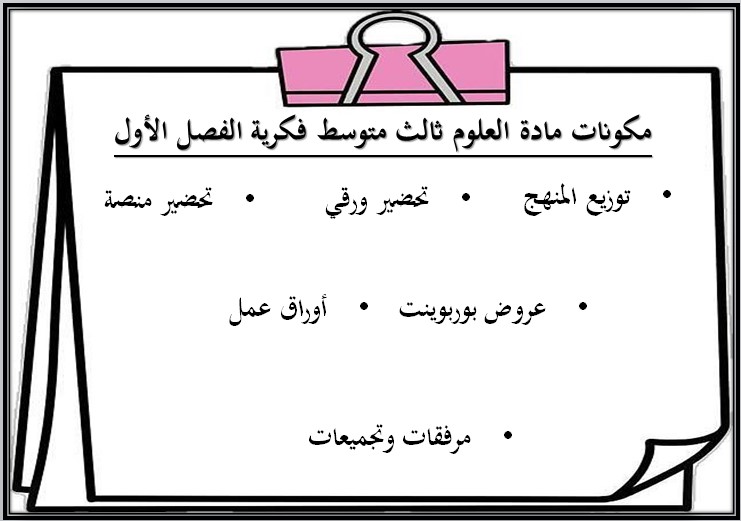 بوربوينت علوم فكرية صف ثالث متوسط فصل دراسي اول بوربوينت علوم فكرية صف ثالث متوسط فصل دراسي اول