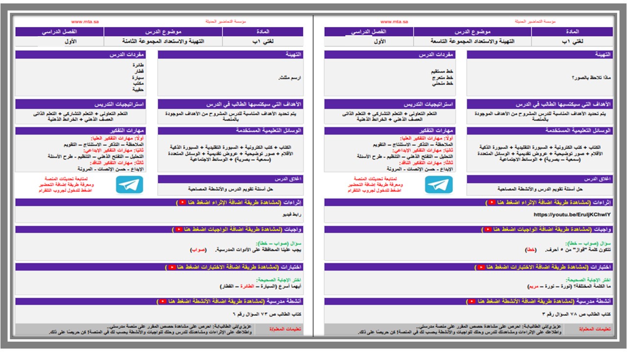 تحضير لغتي منصة مدرستي أول ابتدائي الفصل الدراسي الأول تحضير لغتي منصة مدرستي أول ابتدائي الفصل الدراسي الأول