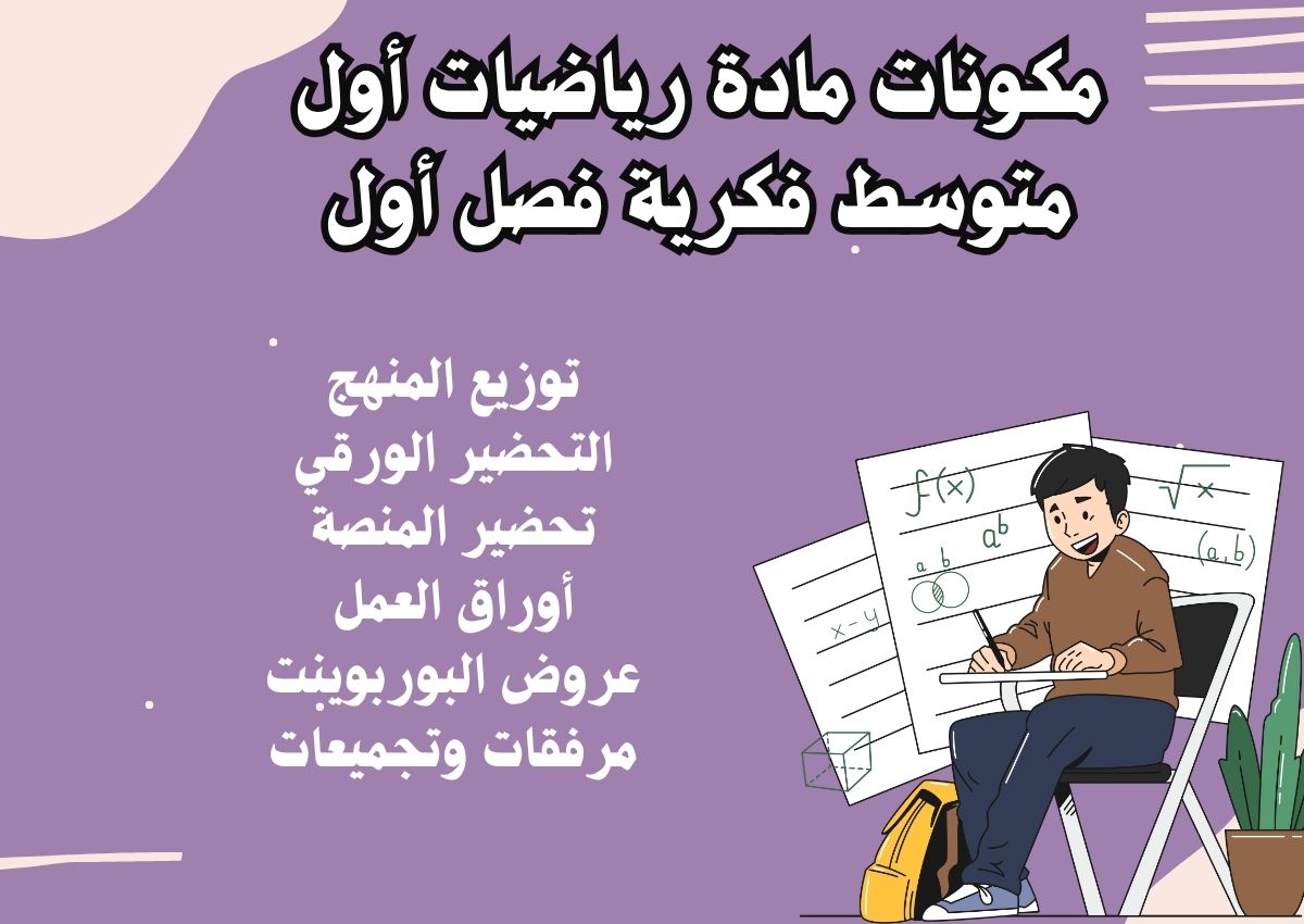 بوربوينت رياضيات أول متوسط فكرية فصل أول بوربوينت رياضيات أول متوسط فكرية فصل أول