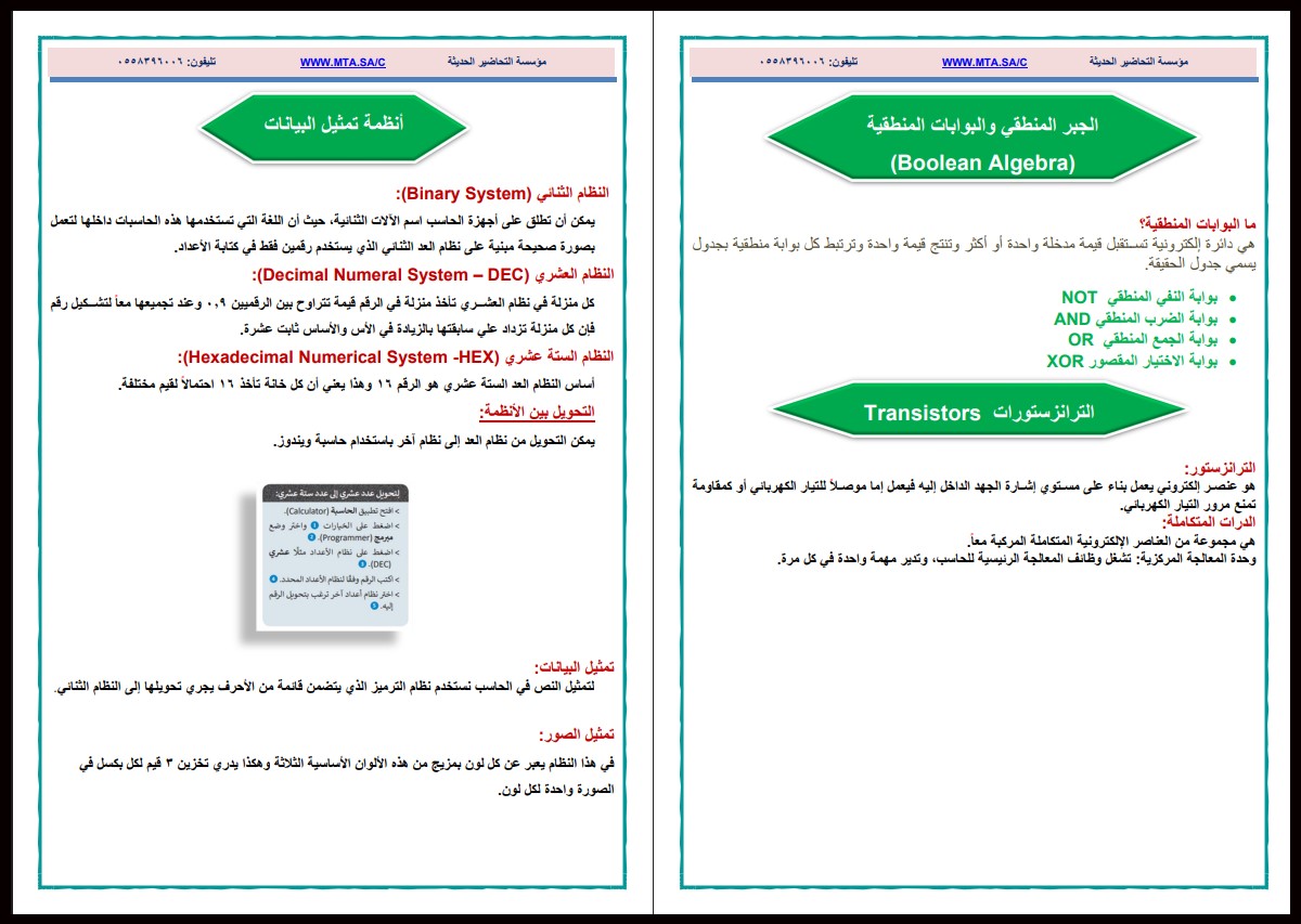 تحضير تقنية رقمية 1-1 اول ثانوي مسارات تحضير تقنية رقمية 1-1 اول ثانوي مسارات