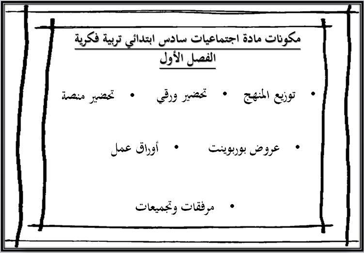 ورق عمل اجتماعيات سادس ابتدائي التربية الفكرية الفصل الدراسي الأول ورق عمل اجتماعيات سادس ابتدائي التربية الفكرية الفصل الدراسي الأول