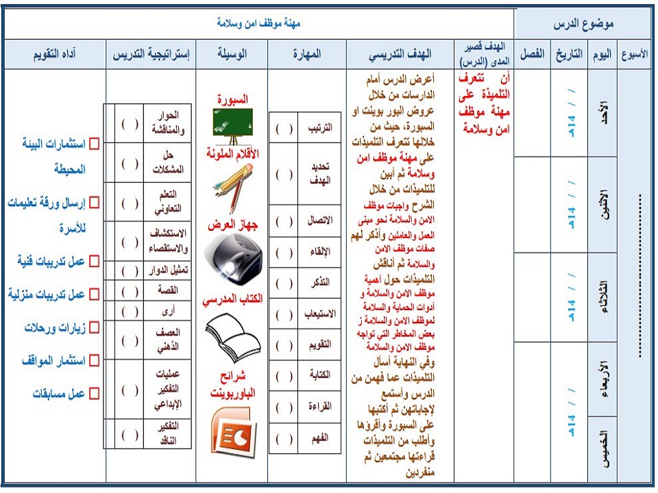 ورق عمل التربية المهنية ثاني ثانوي فكرية فصل أول ورق عمل التربية المهنية ثاني ثانوي فكرية فصل أول