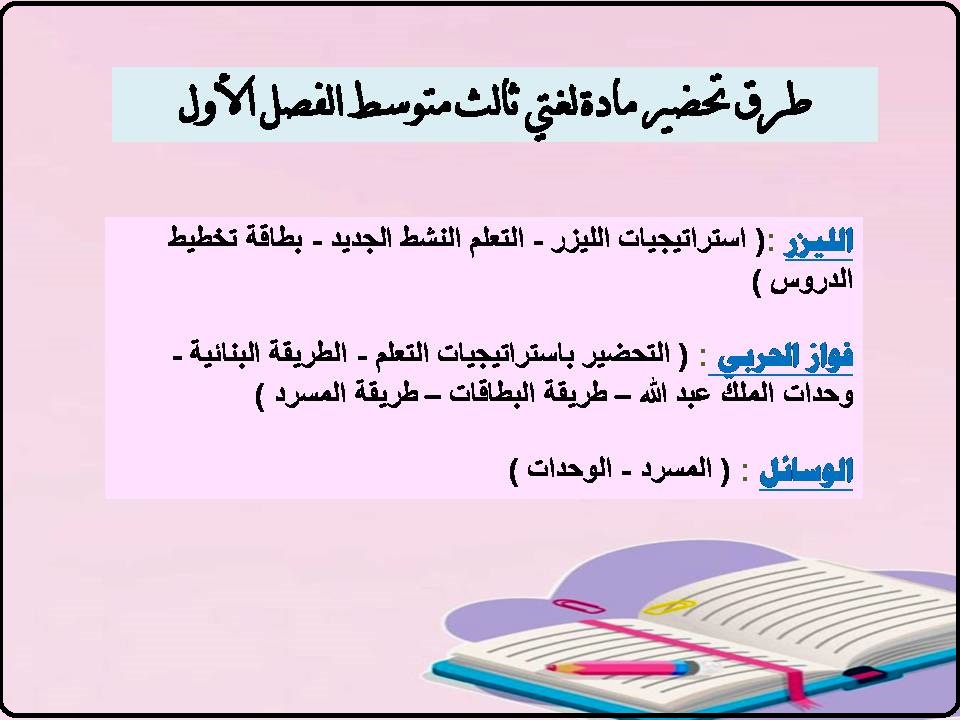 اختبارات لغتي ثالث متوسط الفصل الأول اختبارات لغتي ثالث متوسط الفصل الأول