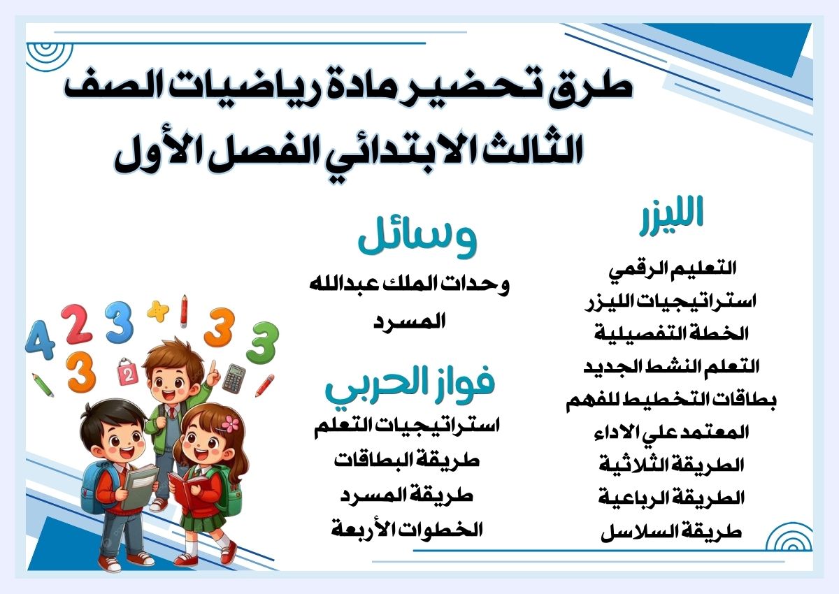 اختبارات رياضيات الصف الثالث الابتدائي الفصل الأول اختبارات رياضيات الصف الثالث الابتدائي الفصل الأول