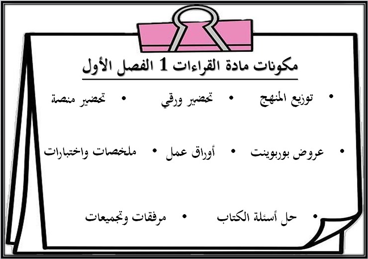 بوربوينت مادة قراءات 1 مسارات بوربوينت مادة قراءات 1 مسارات