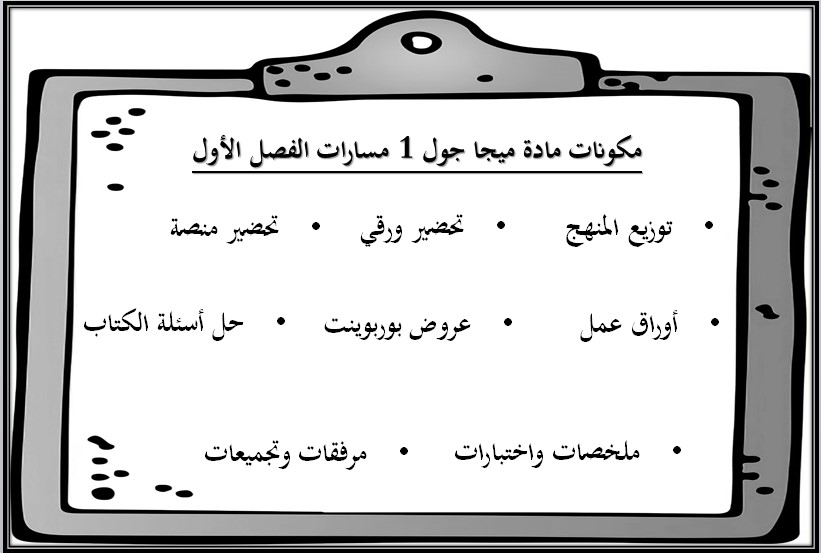 تحضير مادة ميجا جول 1 مسارات تحضير مادة ميجا جول 1 مسارات