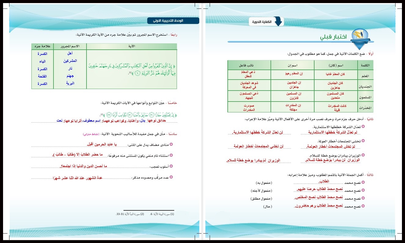 أوراق عمل مادة الكفايات اللغوية 2-1 مسارات أوراق عمل مادة الكفايات اللغوية 2-1 مسارات