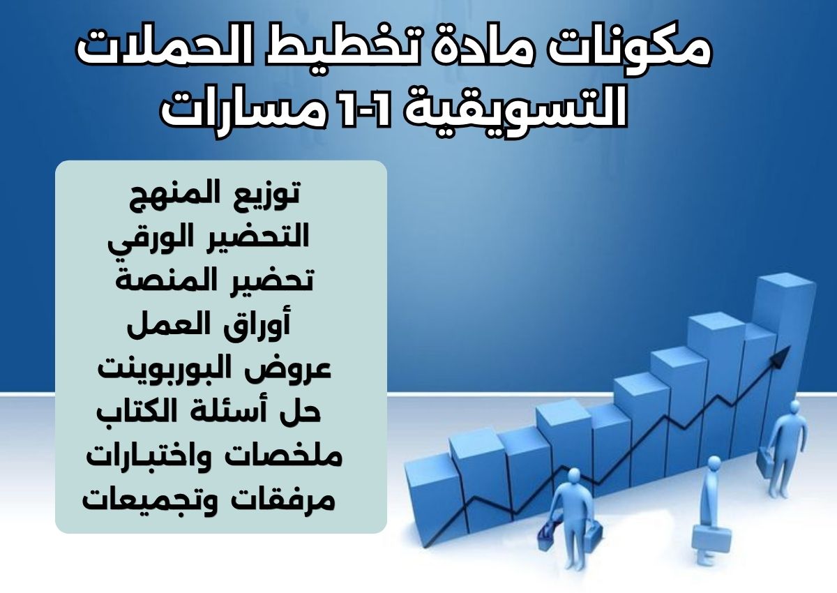 أوراق عمل مادة تخطيط الحملات التسويقية 1-1 مسارات أوراق عمل مادة تخطيط الحملات التسويقية 1-1 مسارات