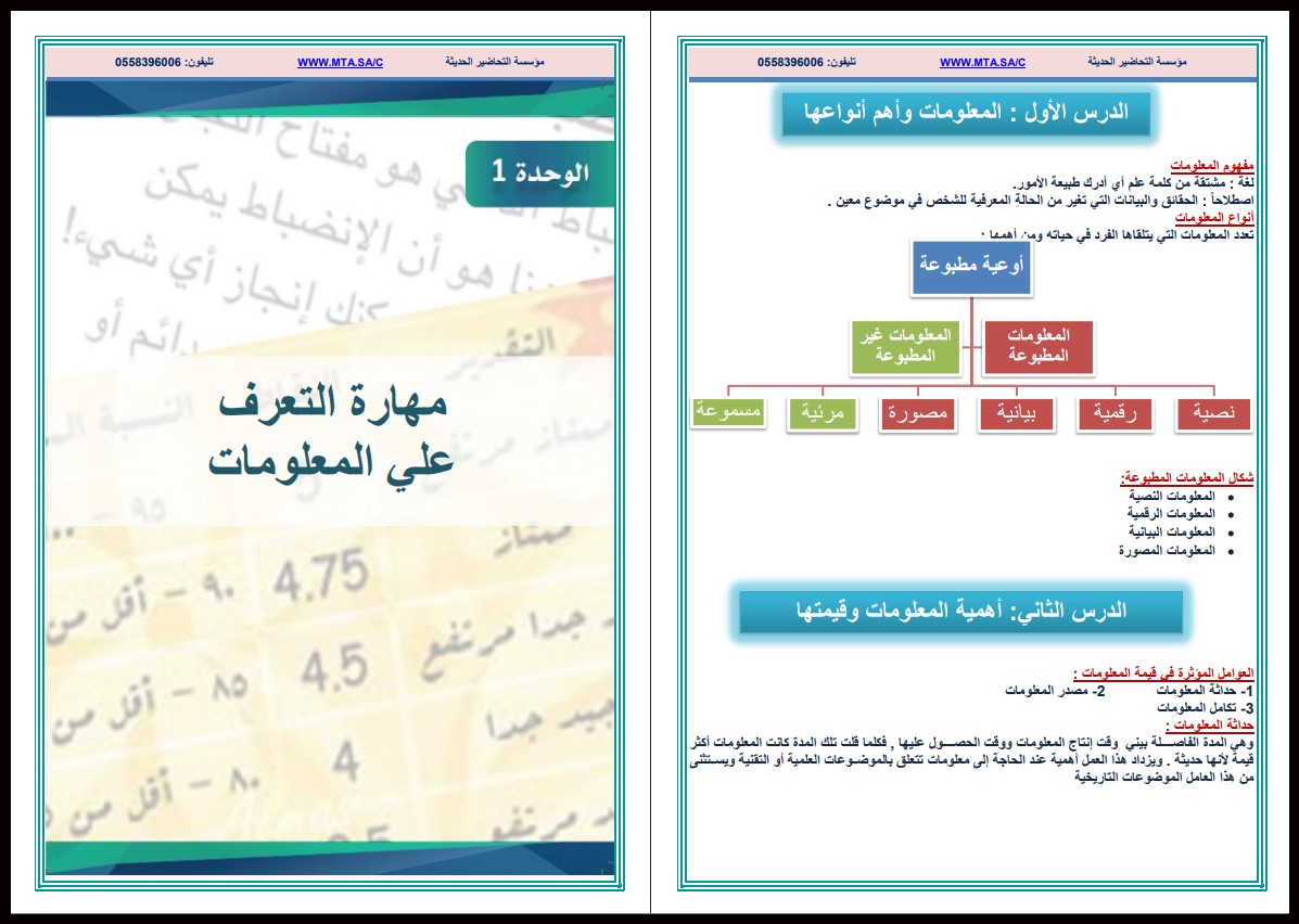 تحضير مادة البحث ومصادر المعلومات مسارات تحضير مادة البحث ومصادر المعلومات مسارات