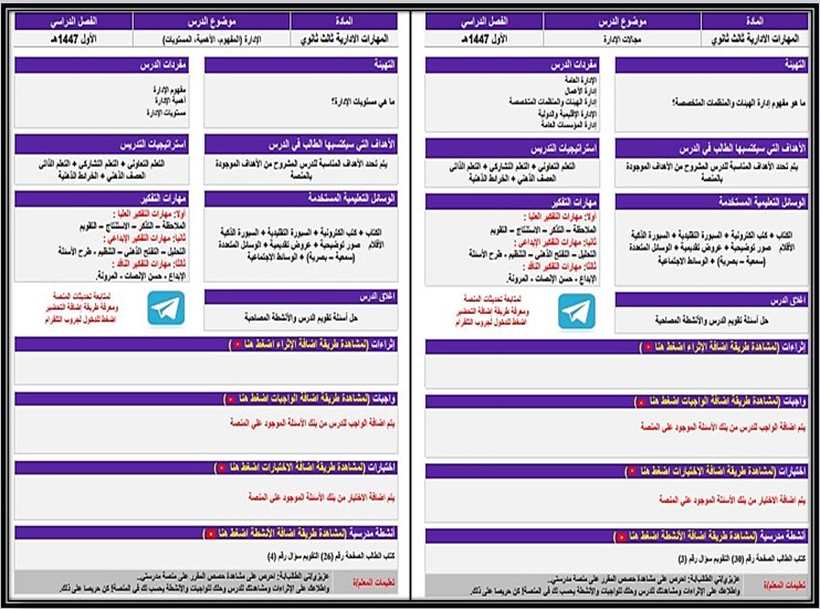 بوربوينت مادة المهارات الإدارية مسارات بوربوينت مادة المهارات الإدارية مسارات