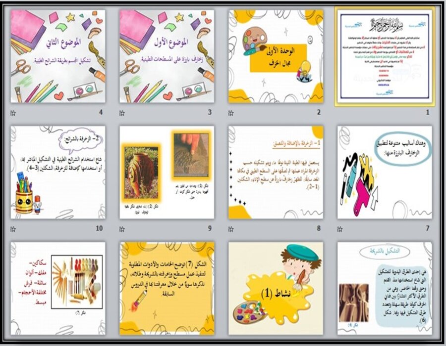 تحضير منصة مدرستى التربية الفنية الصف الخامس الابتدائي الفصل الثاني تحضير منصة مدرستى التربية الفنية الصف الخامس الابتدائي الفصل الثاني