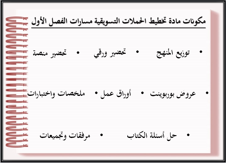 تحضير تخطيط الحملات التسويقية مسارات تحضير تخطيط الحملات التسويقية مسارات