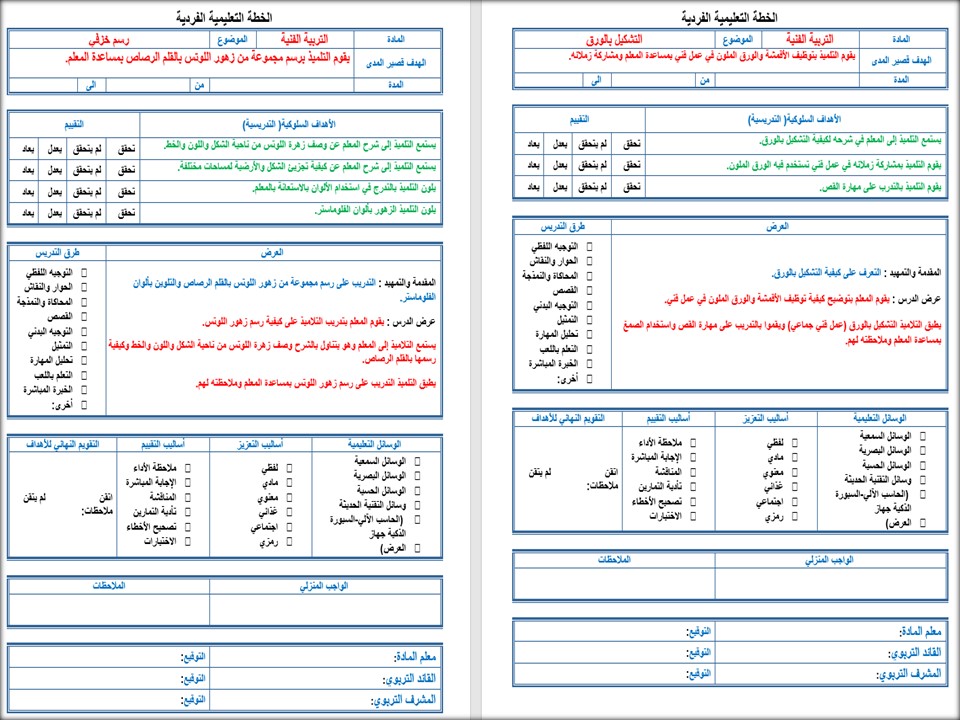 تحضير تربيه فنية الصف الثالث متوسط التربية الفكرية الفصل الثاني تحضير تربيه فنية الصف الثالث متوسط التربية الفكرية الفصل الثاني