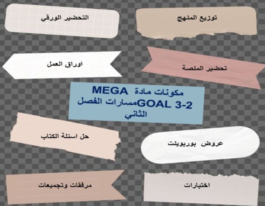تحضير منصة مدرستي MEGA GOAL 3-2 مسارات الفصل الثاني تحضير منصة مدرستي MEGA GOAL 3-2 مسارات الفصل الثاني