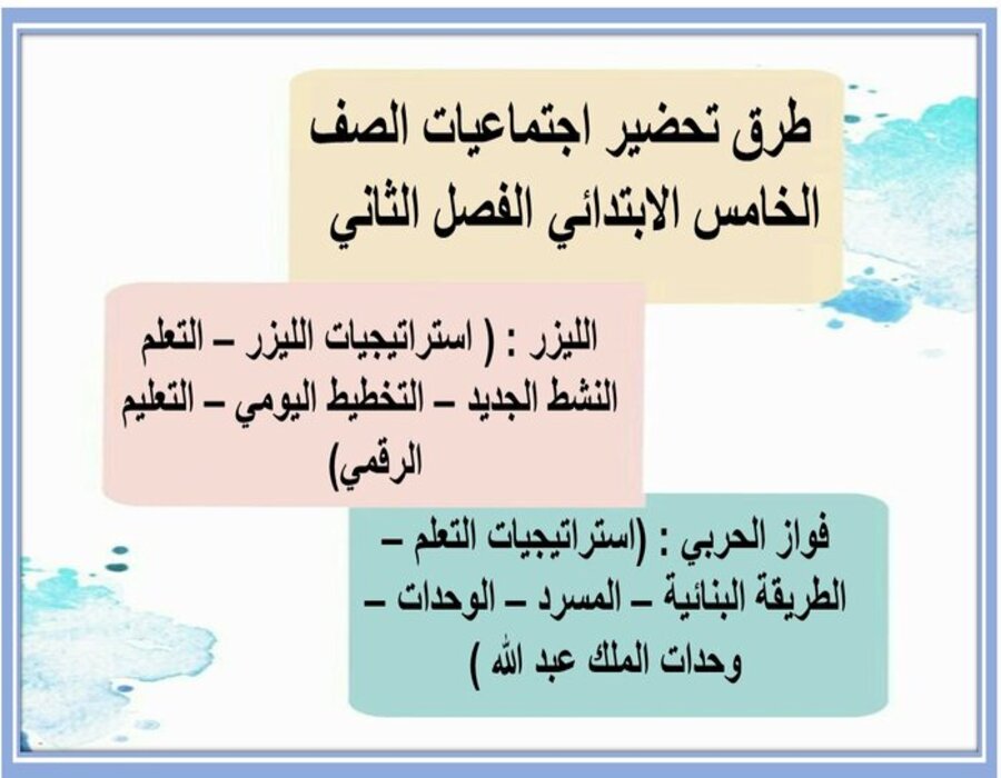 تحضير منصة مدرستي اجتماعيات الصف الخامس الابتدائي الفصل الثاني تحضير منصة مدرستي اجتماعيات الصف الخامس الابتدائي الفصل الثاني