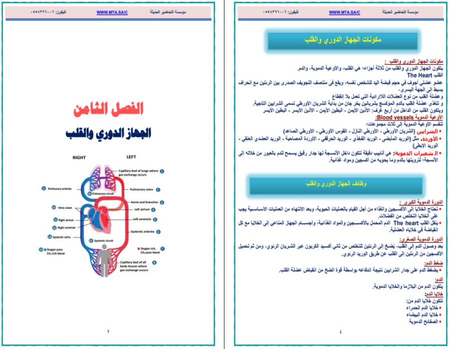 أوراق عمل أنظمة جسم الانسان 1-2 مسارات أوراق عمل أنظمة جسم الانسان 1-2 مسارات