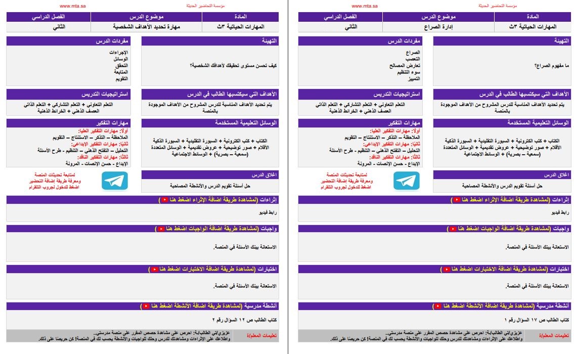 أوراق عمل المهارات الحياتية والاسرية مسارات أوراق عمل المهارات الحياتية والاسرية مسارات
