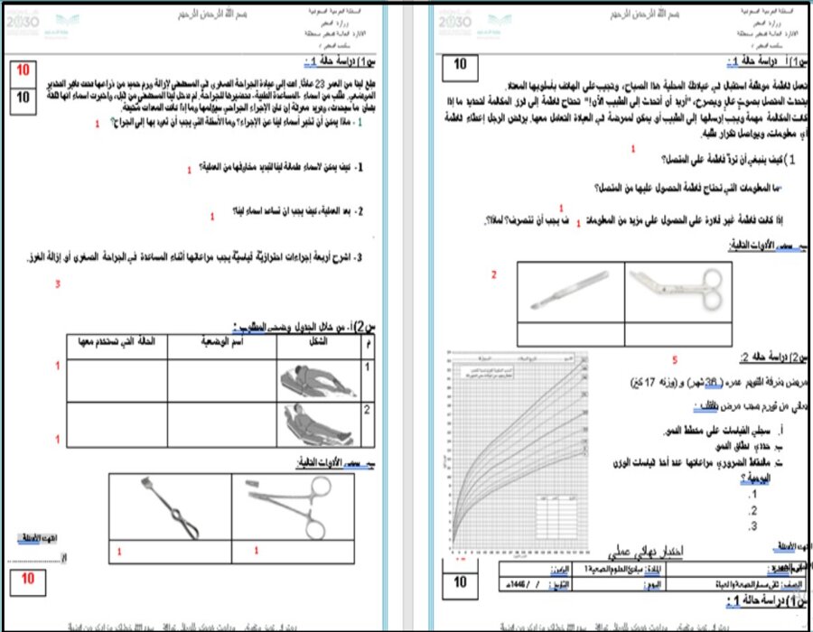 سجل انجاز مادة الرعاية الصحية 1-2 ثالث ثانوي الفصل الثاني سجل انجاز مادة الرعاية الصحية 1-2 ثالث ثانوي الفصل الثاني