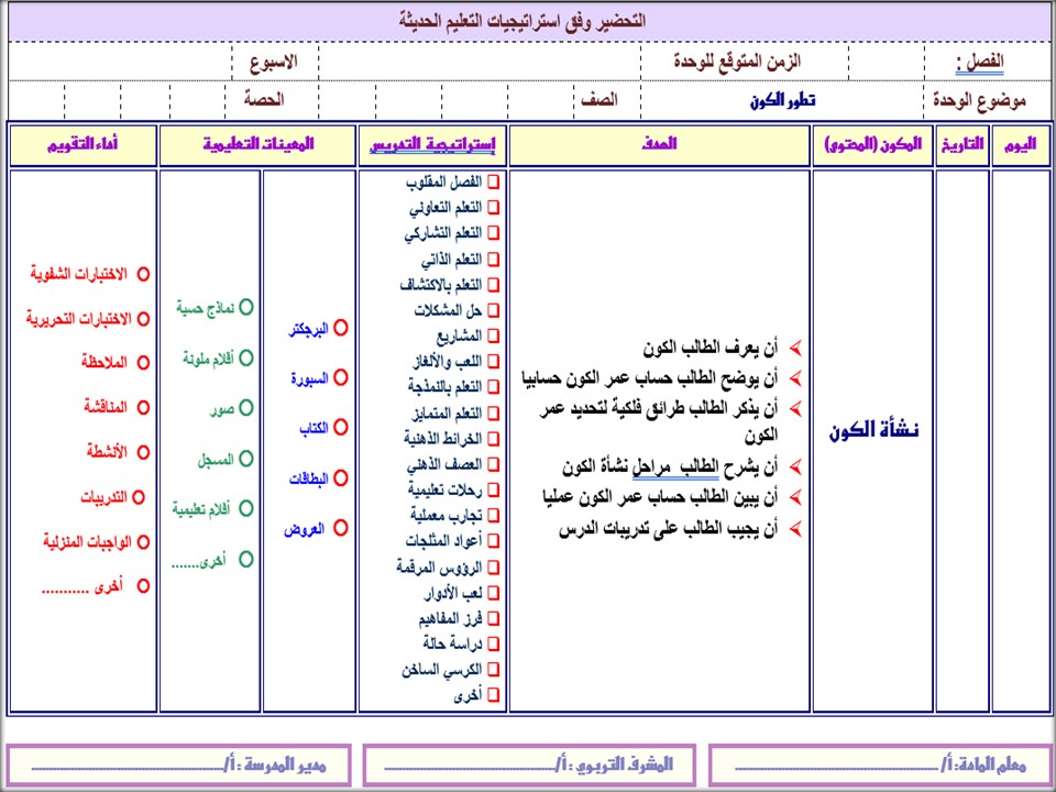 سجل انجاز مادة علوم الارض والفضاء ثالث ثانوي الفصل الثاني سجل انجاز مادة علوم الارض والفضاء ثالث ثانوي الفصل الثاني