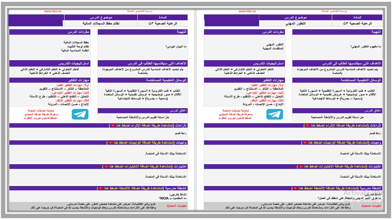 كتاب مادة الرعاية الصحية 1-2 ثالث ثانوي الفصل الثاني كتاب مادة الرعاية الصحية 1-2 ثالث ثانوي الفصل الثاني
