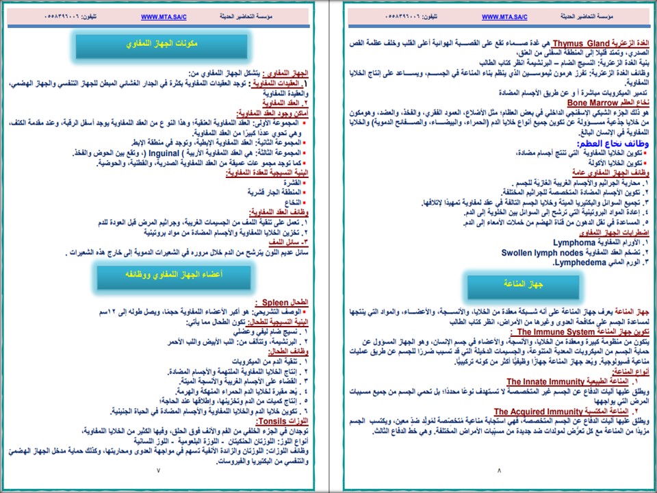 ملخصات أنظمة جسم الانسان 1-2 مسارات ملخصات أنظمة جسم الانسان 1-2 مسارات