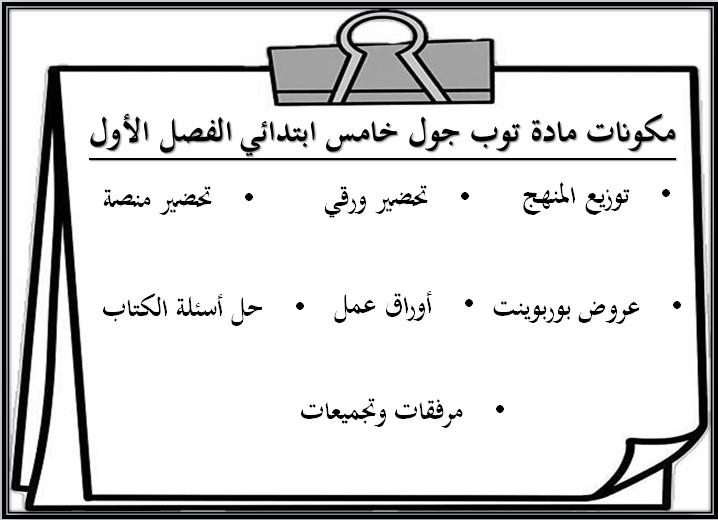 حل أسئلة مادة Top Goal 1 الصف الخامس الابتدائي الفصل الدراسي الاول حل أسئلة مادة Top Goal 1 الصف الخامس الابتدائي الفصل الدراسي الاول