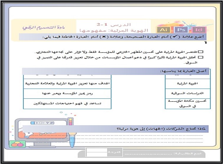 خطة التعلم الأسبوعية التصميم الرقمي ثالث ثانوي مسارات الترم الأول خطة التعلم الأسبوعية التصميم الرقمي ثالث ثانوي مسارات الترم الأول