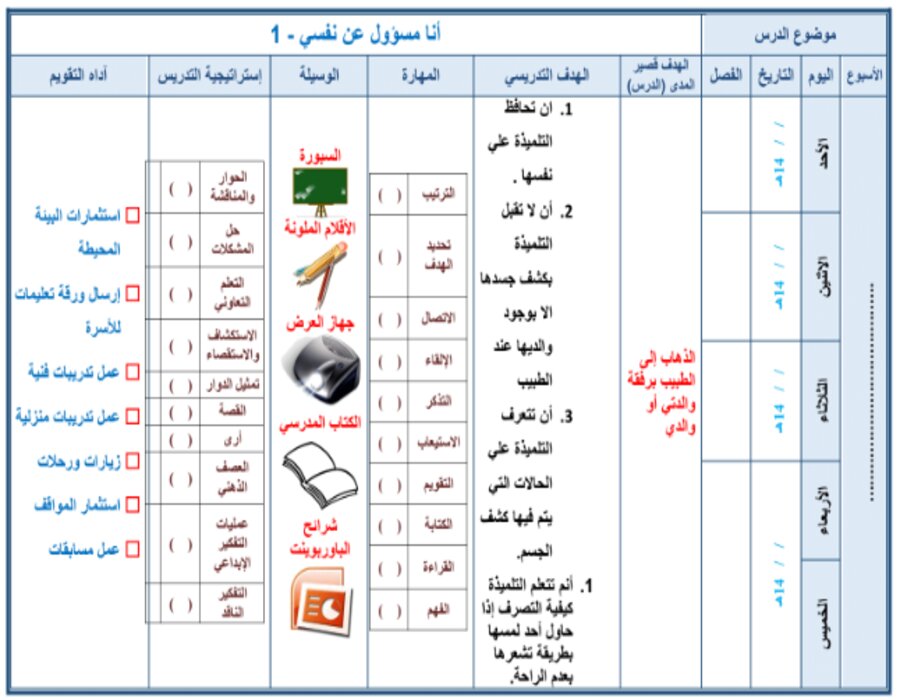 خطة التعليم الاسبوعية مادة المهارات الحياتية ثاني متوسط التربية الفكرية خطة التعليم الاسبوعية مادة المهارات الحياتية ثاني متوسط التربية الفكرية