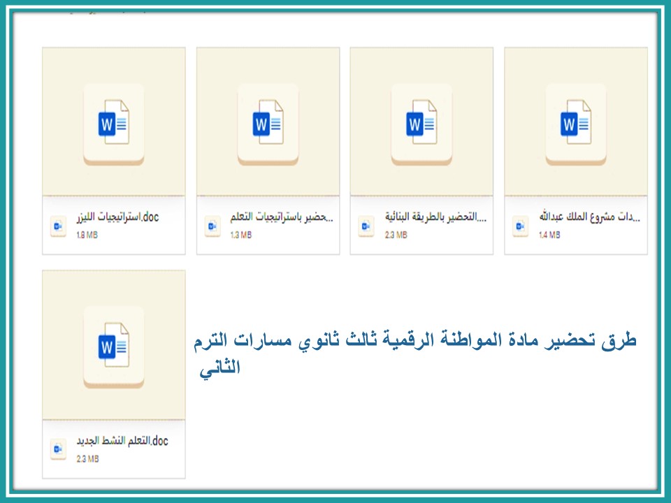 خطة التعلم الأسبوعية المواطنة الرقمية ثالث ثانوي مسارات الترم الثاني خطة التعلم الأسبوعية المواطنة الرقمية ثالث ثانوي مسارات الترم الثاني