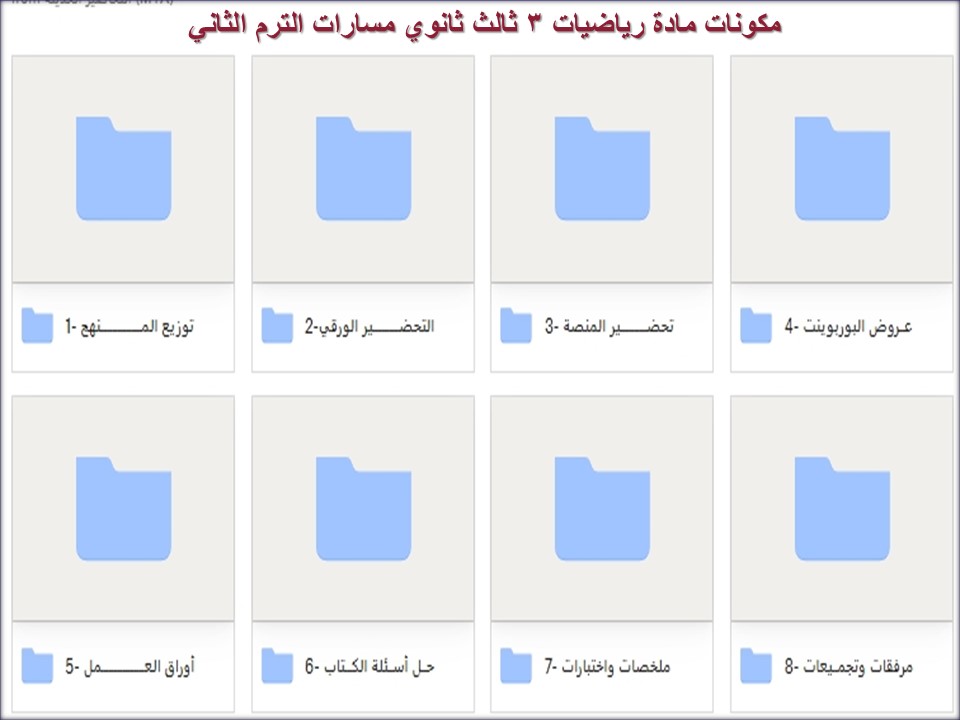 خطة التعلم الأسبوعية رياضيات 3 ثالث ثانوي مسارات الترم الثاني خطة التعلم الأسبوعية رياضيات 3 ثالث ثانوي مسارات الترم الثاني