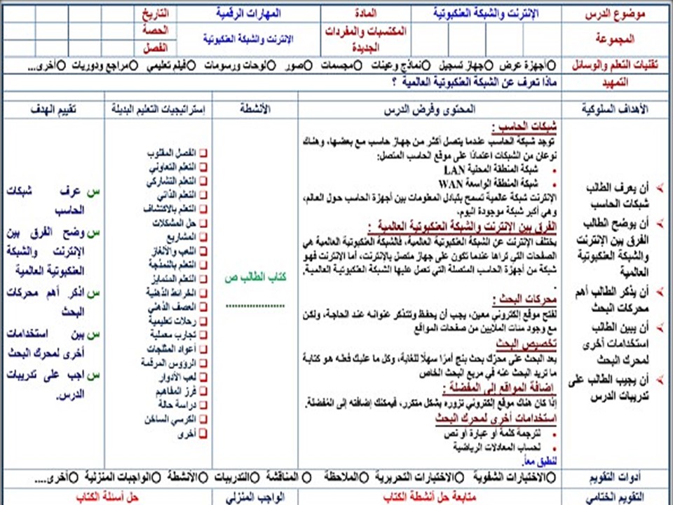 بوربوينت لمادة مهارات رقمية الصف الخامس الفصل الدراسي الثاني بوربوينت لمادة مهارات رقمية الصف الخامس الفصل الدراسي الثاني